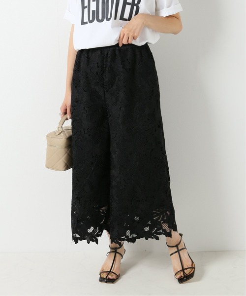 IENA（イエナ）の「ケミカルレース トラペーズパンツ（その他パンツ・レディース・ブラック・38/36）」の15枚目の写真