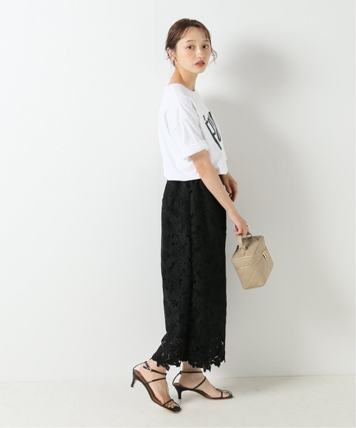IENA（イエナ）の「ケミカルレース トラペーズパンツ（その他パンツ・レディース・ブラック・38/36）」の12枚目の写真