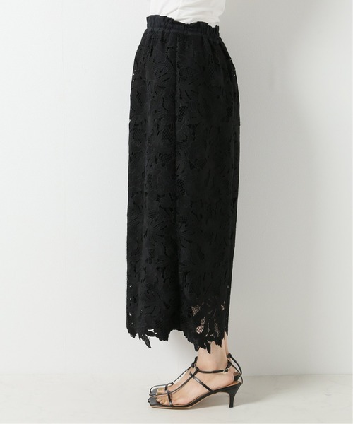 IENA（イエナ）の「ケミカルレース トラペーズパンツ（その他パンツ・レディース・ブラック・38/36）」の18枚目の写真