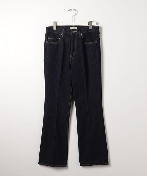 Jieda（ジエダ）の「＜JieDa＞ OW FLARE PANTS/デニムパンツ（デニムパンツ・メンズ・ブラック/ネイビー・1/2）」の2枚目の写真