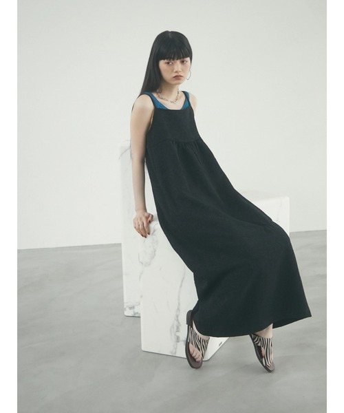 armonia（アルモニーア）の「armonia.柄キャミワンピース（ワンピース・レディース・ブルー/ブラック・FREE）」の3枚目の写真