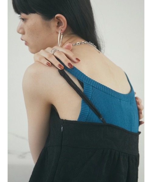 armonia（アルモニーア）の「armonia.柄キャミワンピース（ワンピース・レディース・ブルー/ブラック・FREE）」の10枚目の写真