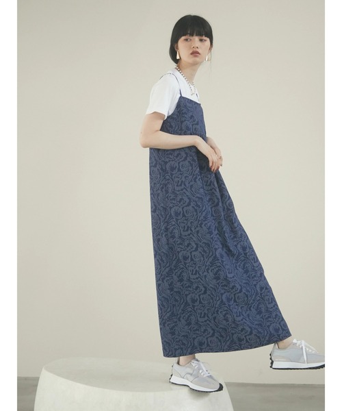 armonia（アルモニーア）の「armonia.柄キャミワンピース（ワンピース・レディース・ブルー/ブラック・FREE）」の13枚目の写真