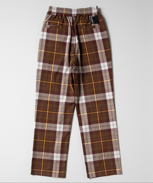 ROXY（ロキシー）の「PLAID PANTS/ロキシーリラックスチェックパンツ（その他パンツ・レディース・ブラック/バーガンディー・MEDIUM/LARGE）」の8枚目の写真