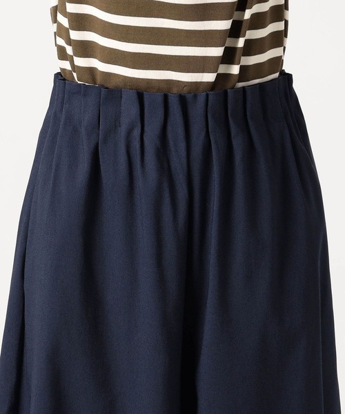 Grand PARK（グランドパーク）の「ウエストゴム　スーパーストレッチワイドパンツ（その他パンツ・レディース・ベージュ/ネイビー/カーキ・FREE）」の6枚目の写真