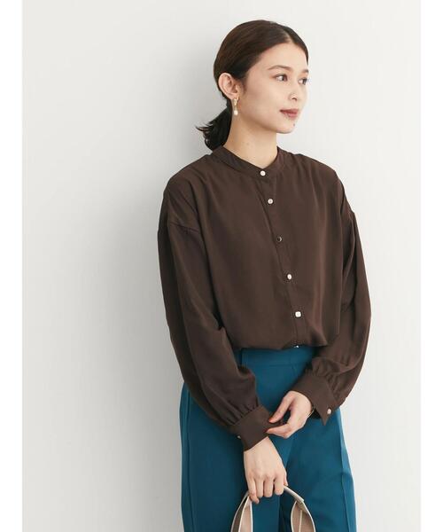 ELENCARE DUE（エレンカーレデュエ）の「・ELENCARE DUE イロイロボタンブラウス（シャツ/ブラウス・レディース・ブラック/ブラウン/オフホワイト/ピンク・FREE）」の10枚目の写真