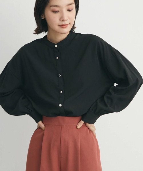ELENCARE DUE（エレンカーレデュエ）の「・ELENCARE DUE イロイロボタンブラウス（シャツ/ブラウス・レディース・ブラック/ブラウン/オフホワイト/ピンク・FREE）」の3枚目の写真