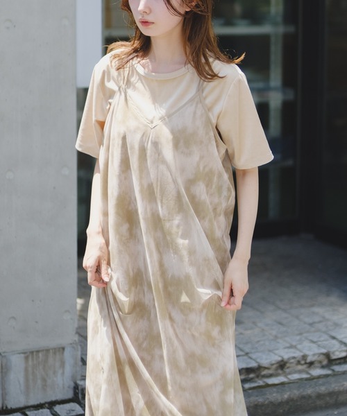 Kastane（カスタネ）の「ベロアTee（Tシャツ/カットソー・レディース・アイボリー/サックスブルー/ピンク・FREE）」の13枚目の写真