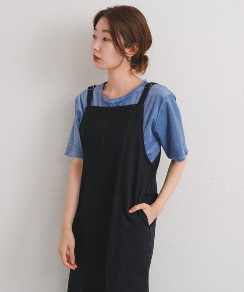 Kastane（カスタネ）の「ベロアTee（Tシャツ/カットソー・レディース・アイボリー/サックスブルー/ピンク・FREE）」の17枚目の写真