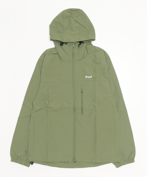 HUF（ハフ）の「HUF / ハフ ESSENTIALS ZIP STANDARD SHELL マウンテンパーカー（マウンテンパーカー・メンズ・ブラック/オリーブ・MEDIUM/LARGE/X-LARGE/XX-LARGE）」の5枚目の写真