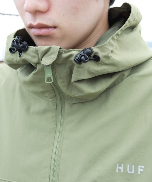 HUF（ハフ）の「HUF / ハフ ESSENTIALS ZIP STANDARD SHELL マウンテンパーカー（マウンテンパーカー・メンズ・ブラック/オリーブ・MEDIUM/LARGE/X-LARGE/XX-LARGE）」の15枚目の写真