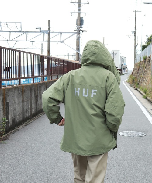 HUF（ハフ）の「HUF / ハフ ESSENTIALS ZIP STANDARD SHELL マウンテンパーカー（マウンテンパーカー・メンズ・ブラック/オリーブ・MEDIUM/LARGE/X-LARGE/XX-LARGE）」の17枚目の写真