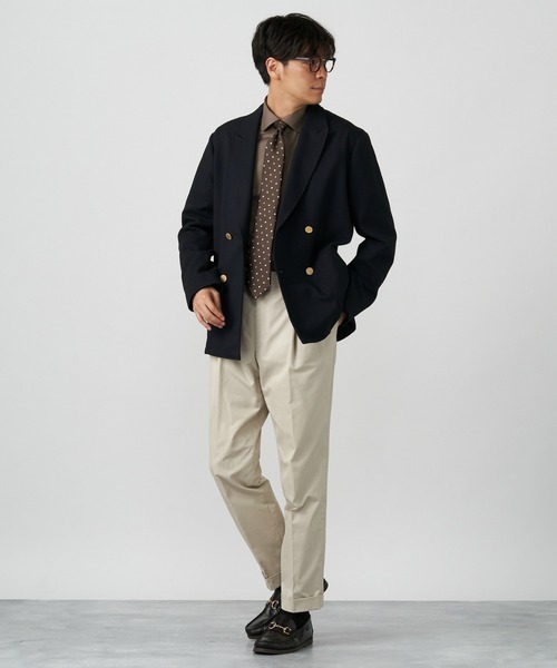 TOKYO SHIRTS(トウキョウシャツ)の「形態安定ノーアイロン ラウンド衿 長袖ビジネスワイシャツ(ビジネスシャツ・メンズ・ダークブラウン・首回り37cm-裄丈80cm/首回り39cm-裄丈80cm/首回り39cm-裄丈84cm/首回り41cm-裄丈82cm/首回り41cm-裄丈86cm/首回り42cm-裄丈82cm/首回り42cm-裄丈86cm/首回り43cm-裄丈82cm/首回り43cm-裄丈86cm/首回り37cm-裄丈84cm)」の5枚目の写真