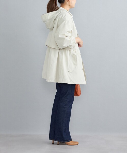 SHIPS ライナー付き撥水加工マウンテンパーカー　アイボリー　サイズ36 SHIPS（シップス）の「〈手洗い可能〉ライナー付き撥水加工マウンテン