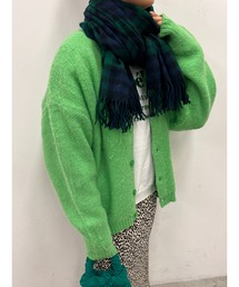 WC（ダブル シー）の「モヘアタッチビッグカーディガン（カーディガン/ボレロ）」