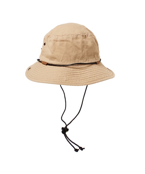 14+（イチヨンプラス）の「ツイルサファリハット（ハット・レディース・ブラック/カモフラージュ/ベージュ・LARGE/kids-M/MEDIUM）」の4枚目の写真