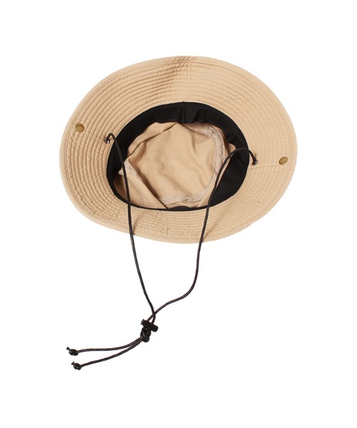 14+（イチヨンプラス）の「ツイルサファリハット（ハット・レディース・ブラック/カモフラージュ/ベージュ・LARGE/kids-M/MEDIUM）」の7枚目の写真