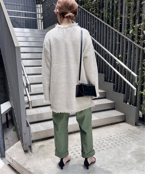 ≪WEB限定追加≫【ADAWAS /アダワス】ニットツイード4ポケットジャケット