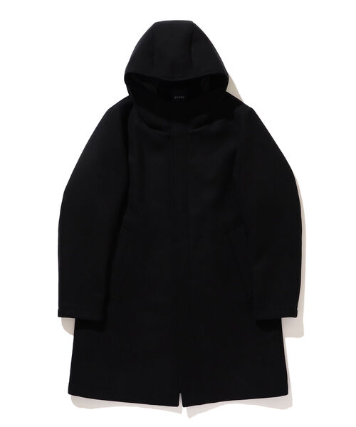BEAMS（ビームス）の「BEAMS / フリース メルトン フードジップ コート