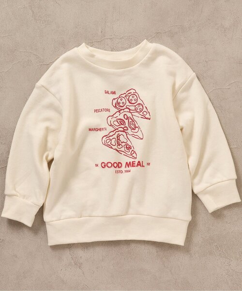 BREEZE（ブリーズ）の「【14色8柄_裏毛】バリエーショントレーナー（スウェット・キッズ・イエロー/ピンク/ネイビー/オレンジ/ブルー/ミント/ブラック/ブラウン/ライトグレー/ベージュ/ライム/オフホワイト/グリーン/パープル・100/110/120/130/140/150/90）」の22枚目の写真