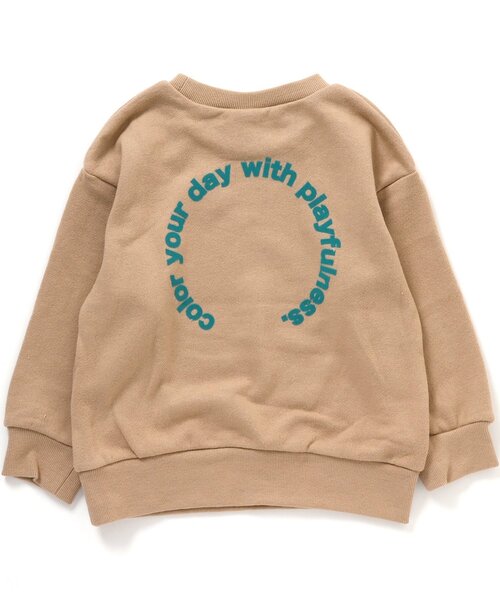 BREEZE（ブリーズ）の「【14色8柄_裏毛】バリエーショントレーナー（スウェット・キッズ・イエロー/ピンク/ネイビー/オレンジ/ブルー/ミント/ブラック/ブラウン/ライトグレー/ベージュ/ライム/オフホワイト/グリーン/パープル・100/110/120/130/140/150/90）」の21枚目の写真