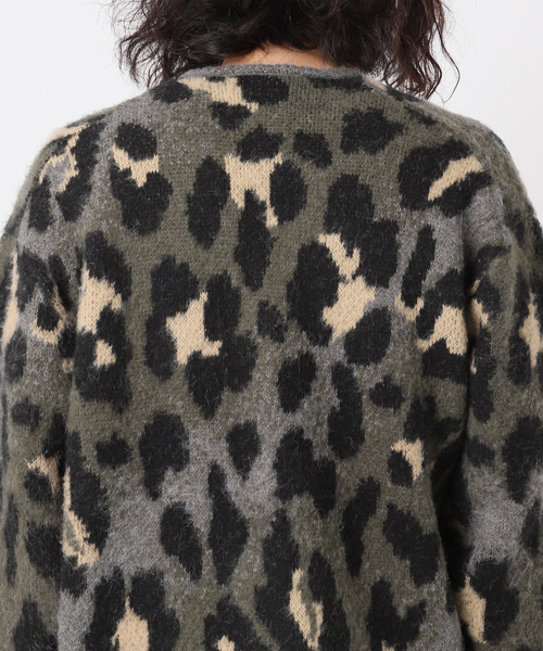 INHERIT(インヘリット)の「オーバーサイズ 総柄グランジカーディガン(カーディガン/ボレロ・メンズ・ブラック/グリーン/イエロー・MEDIUM/LARGE)」の20枚目の写真