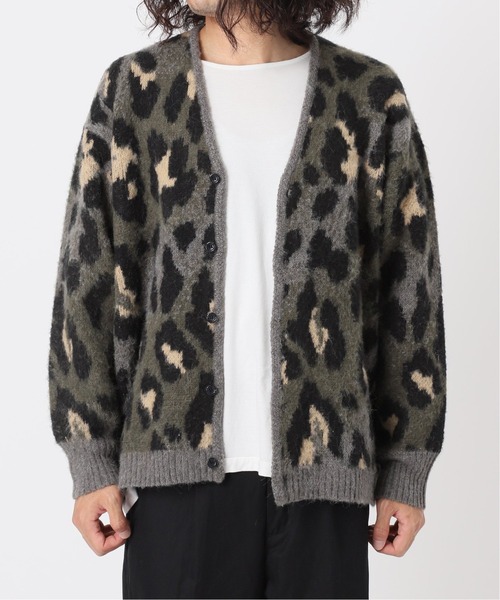 INHERIT(インヘリット)の「オーバーサイズ 総柄グランジカーディガン(カーディガン/ボレロ・メンズ・ブラック/グリーン/イエロー・MEDIUM/LARGE)」の18枚目の写真