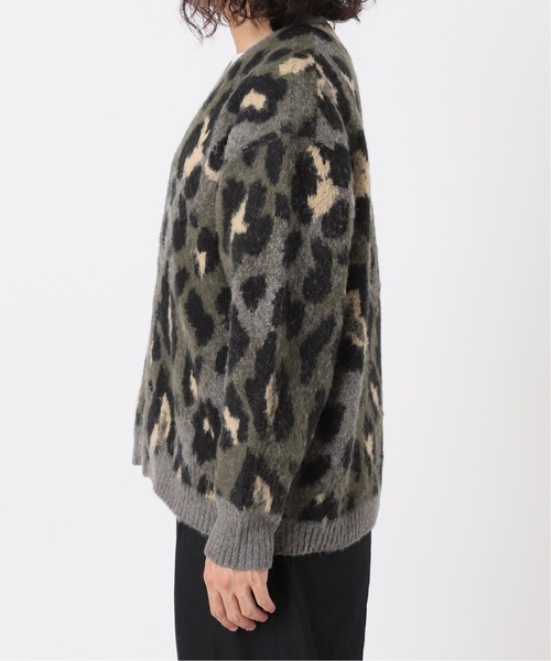 INHERIT(インヘリット)の「オーバーサイズ 総柄グランジカーディガン(カーディガン/ボレロ・メンズ・ブラック/グリーン/イエロー・MEDIUM/LARGE)」の14枚目の写真