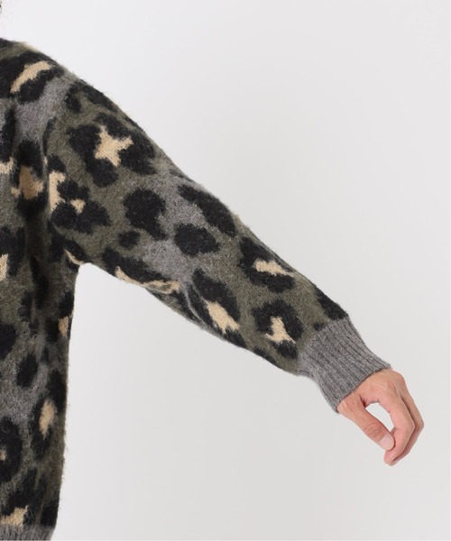 INHERIT(インヘリット)の「オーバーサイズ 総柄グランジカーディガン(カーディガン/ボレロ・メンズ・ブラック/グリーン/イエロー・MEDIUM/LARGE)」の7枚目の写真