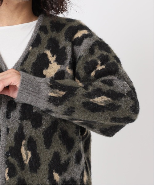 INHERIT(インヘリット)の「オーバーサイズ 総柄グランジカーディガン(カーディガン/ボレロ・メンズ・ブラック/グリーン/イエロー・MEDIUM/LARGE)」の13枚目の写真