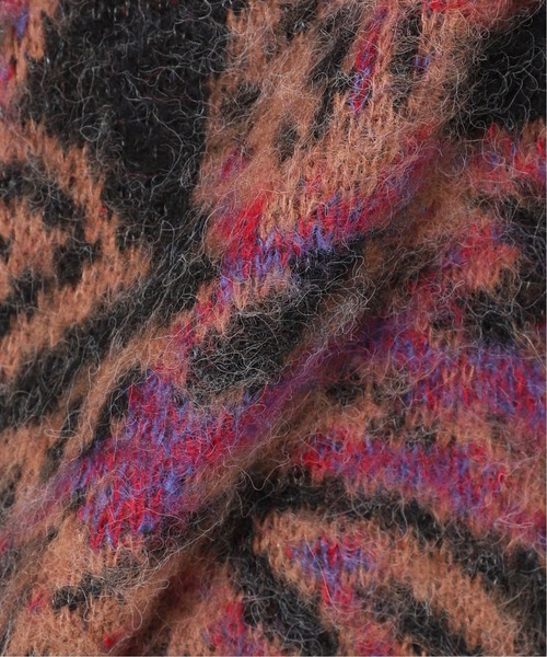 INHERIT(インヘリット)の「オーバーサイズ 総柄グランジカーディガン(カーディガン/ボレロ・メンズ・ブラック/グリーン/イエロー・MEDIUM/LARGE)」の17枚目の写真