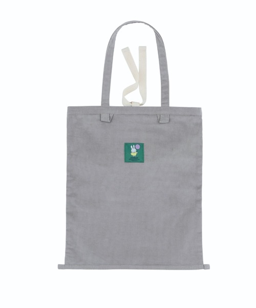 Miffy（ ミッフィー）の「miffy（ミッフィー）コレクターズサックDickBruna Corduroy（トートバッグ・レディース・ライトグレー/ピンク/ミント・ONE SIZE）」の9枚目の写真