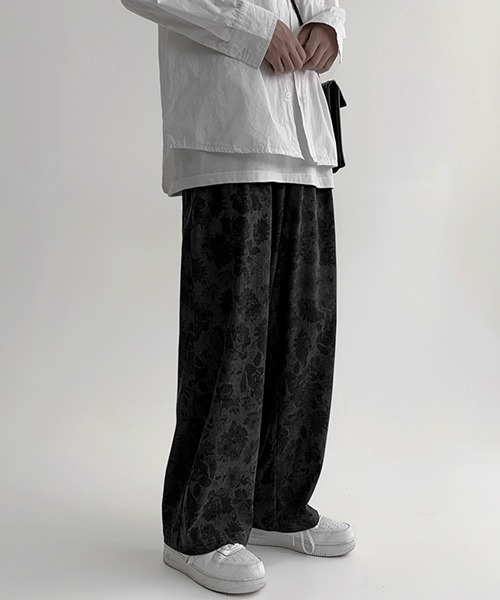 NOWLE(ノウル)の「【NOWLE】セミワイド ルーズシルエット 花柄 コーデュロイパンツ(その他パンツ・メンズ・ダークグレー/ベージュ・MEDIUM/LARGE/X-LARGE/XX-LARGE)」の17枚目の写真