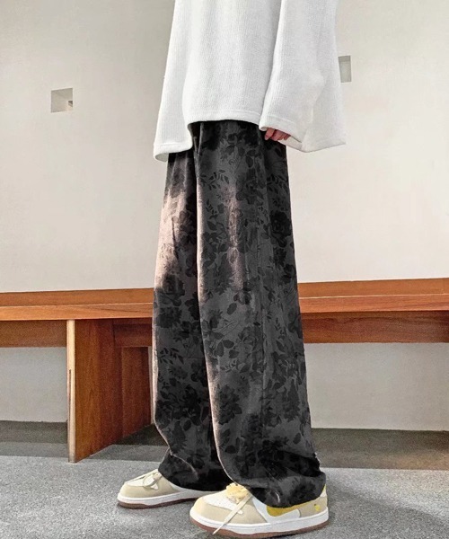 NOWLE(ノウル)の「【NOWLE】セミワイド ルーズシルエット 花柄 コーデュロイパンツ(その他パンツ・メンズ・ダークグレー/ベージュ・MEDIUM/LARGE/X-LARGE/XX-LARGE)」の15枚目の写真