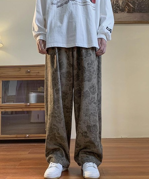 NOWLE(ノウル)の「【NOWLE】セミワイド ルーズシルエット 花柄 コーデュロイパンツ(その他パンツ・メンズ・ダークグレー/ベージュ・MEDIUM/LARGE/X-LARGE/XX-LARGE)」の20枚目の写真