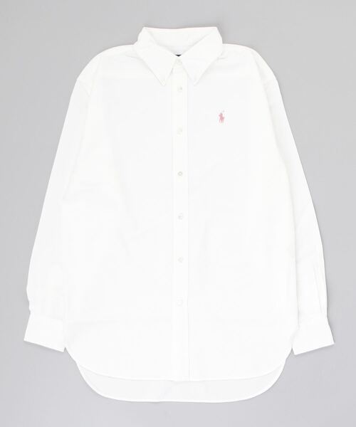 POLO RALPH LAUREN（ポロ ラルフ ローレン）の「Pink Pony オックスフォード シャツ（シャツ/ブラウス・レディース・ホワイト・L/M/S/XS/XXS）」の7枚目の写真