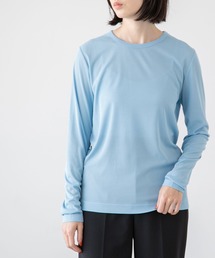 yuw | フィンガーホールＴシャツロングスリーブ　170757(Tシャツ/カットソー)