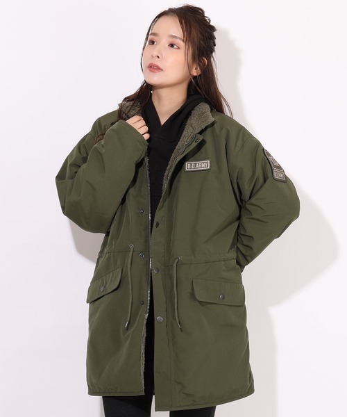 ジャケット・アウター pippi24 BABYDOLL（ベビードール）の「親子お揃い リバーシブルモッズコート