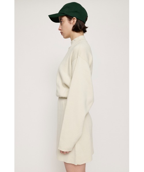 SLY（スライ）の「WAIST RIB KNIT S/OP ウエストリブニット