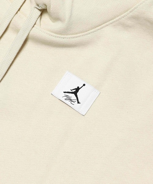 JORDAN BRAND(ジョーダンブランド)の「WMNS JORDAN FLIGHT FLEECE L/S HOODIE DQ4604-234(パーカー・レディース・ベージュ・SMALL/MEDIUM/LARGE)」の3枚目の写真