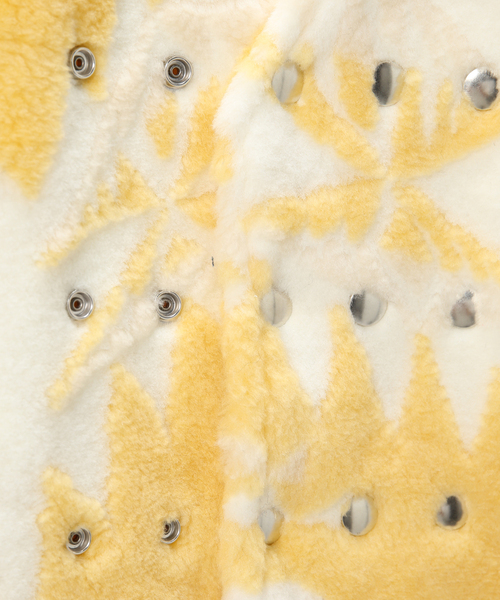 ジャケット・アウター MASU JACQUARD NATIVE FLEECE SNAP VEST 44 MASU JACQUARD NATIVE FLEECE SNAP VEST 44