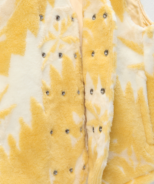 MASU / エムエーエスユー】 JACQUARD NATIVE FLEECE SNAP VEST 【公式