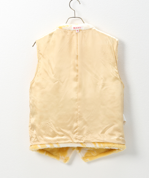 MASU JACQUARD NATIVE FLEECE SNAP VEST 44
