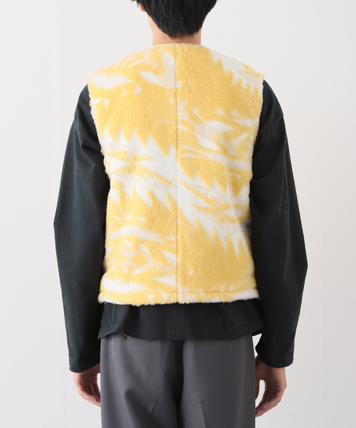 MASU / エムエーエスユー】 JACQUARD NATIVE FLEECE SNAP VEST 【公式