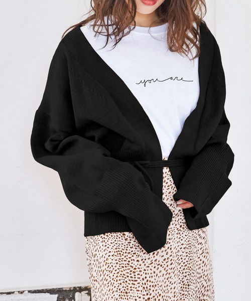 ウエストマークニットカーデ（カーディガン/ボレロ）｜Isn't She?（イズントシー）