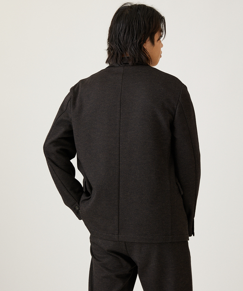 JOURNAL STANDARD（ジャーナルスタンダード）の「ウール ジャージー ジャケット（テーラードジャケット・メンズ・ブラック系その他/ブラウン/タン/ネイビー・SMALL/MEDIUM/LARGE）」の19枚目の写真