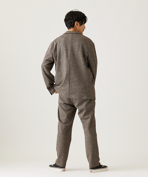 JOURNAL STANDARD（ジャーナルスタンダード）の「ウール ジャージー ジャケット（テーラードジャケット・メンズ・ブラック系その他/ブラウン/タン/ネイビー・SMALL/MEDIUM/LARGE）」の22枚目の写真