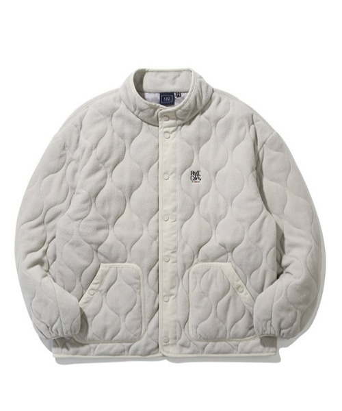 ROMANTIC CROWN(ロマンティッククラウン)の「A'GEM/9 × .kom『ROMANTIC CROWN/ロマンティッククラウン』FLIGHT QUILTING JACKET/キルティング JKT(ブルゾン・メンズ・ライトグレー・L)」の6枚目の写真