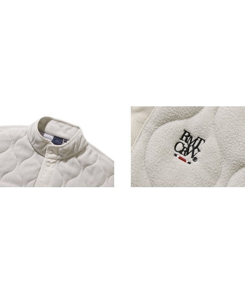 ROMANTIC CROWN(ロマンティッククラウン)の「A'GEM/9 × .kom『ROMANTIC CROWN/ロマンティッククラウン』FLIGHT QUILTING JACKET/キルティング JKT(ブルゾン・メンズ・ライトグレー・L)」の3枚目の写真