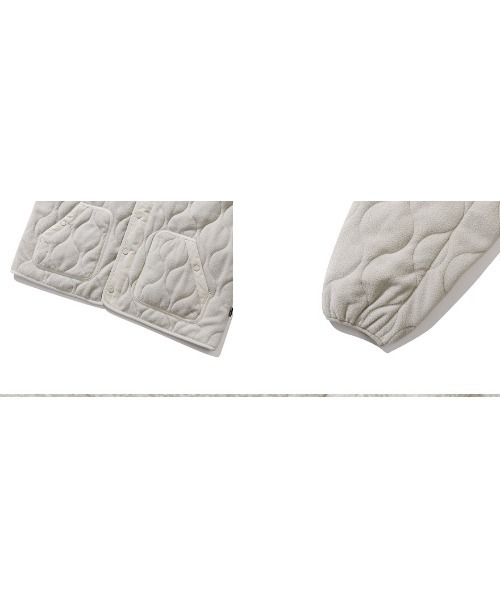 ROMANTIC CROWN(ロマンティッククラウン)の「A'GEM/9 × .kom『ROMANTIC CROWN/ロマンティッククラウン』FLIGHT QUILTING JACKET/キルティング JKT(ブルゾン・メンズ・ライトグレー・L)」の4枚目の写真